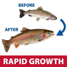 The Pond Guy Game Fish Grower with bass, trout, and catfish demonstrates broad compatibility.