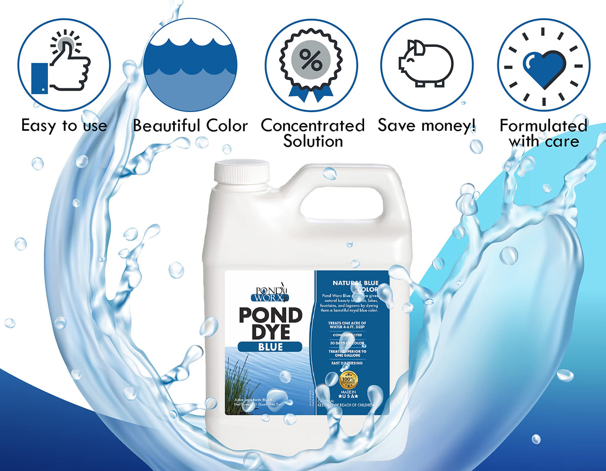 Pond Worx application kit detail showing measuring options
