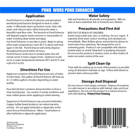 Pond Worx safe blue dye product shot emphasizes fish-friendly color and shading.
