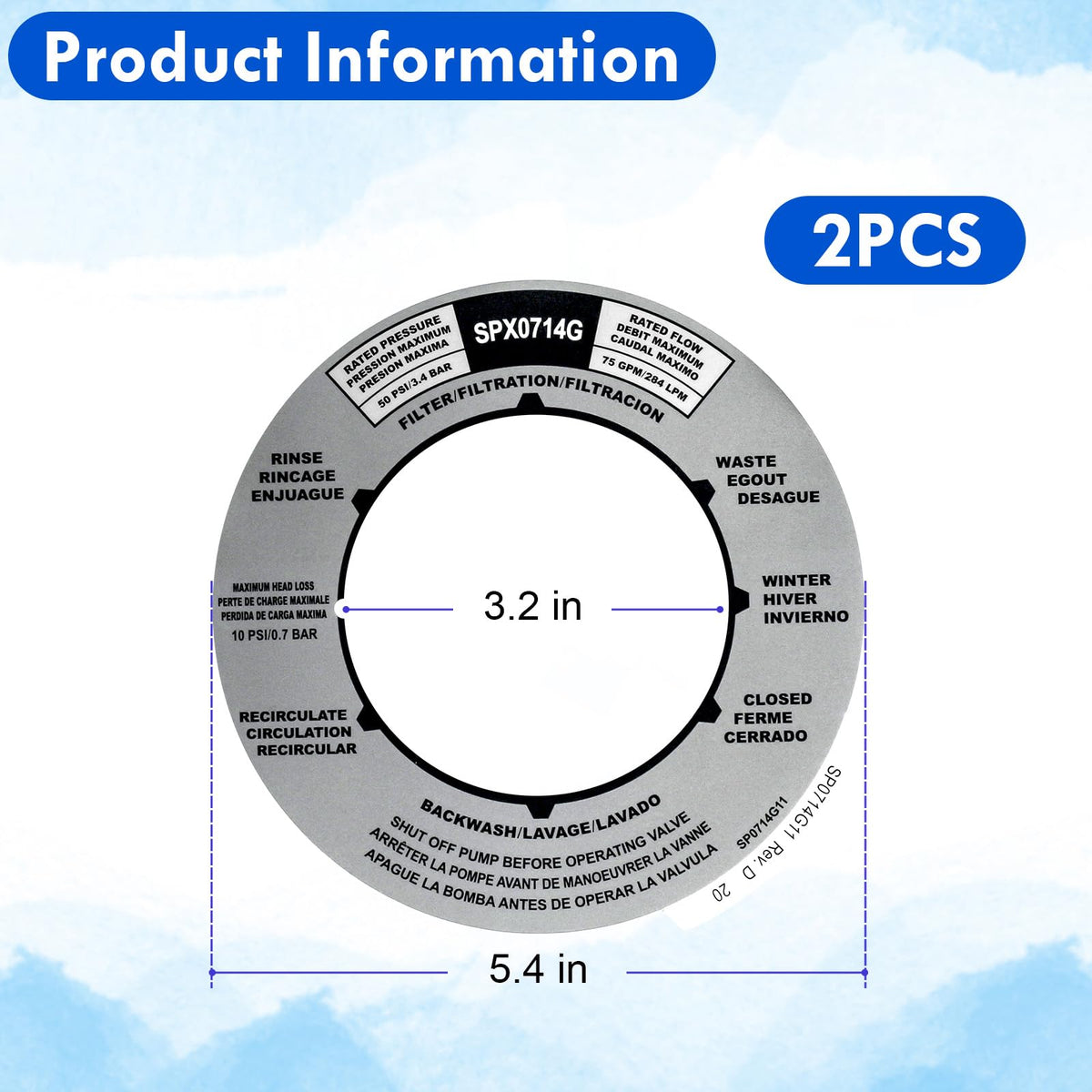 Pongle SPX0714G label sticker adhesive application demonstrates easy retrofit