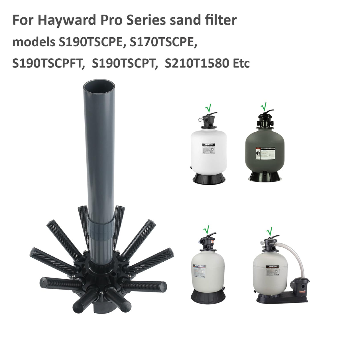 Pongle SX180DA compatibility view showing support for Pro Series filters.