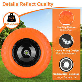 Pontuss 3in hub length with extension kit supports multiple wheelbarrows