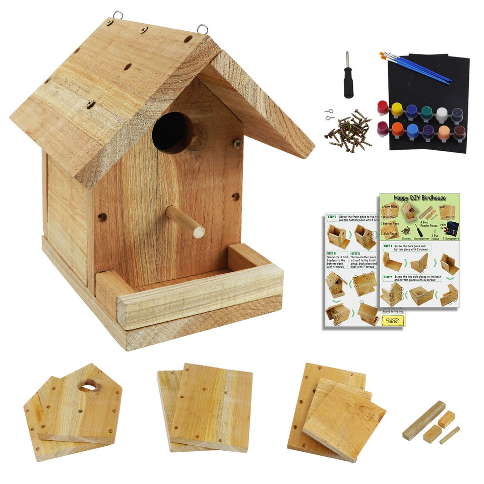 Pontuss DIY Birdhouse Kit wood board for durable outdoor projects