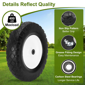 Pontuss pneumatic-free replacement reduces inflation concerns during yard work