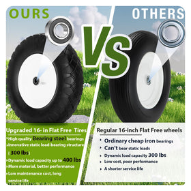 Pontuss steel rim durable polyurethane tread emphasizes durability and long wear for outdoor use