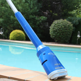 Pool Blaster Aqua Broom retention valve traps debris effectively