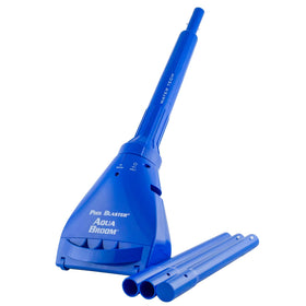 POOL BLASTER Aqua Broom XL Ultra debris capture in action for spa cleanup