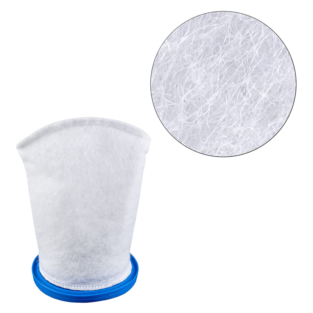Pool Blaster iVac 250 replacement bag filtering both large and small debris.