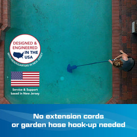 Pool Blaster Max CG pole-attachment compatibility with standard poles.
