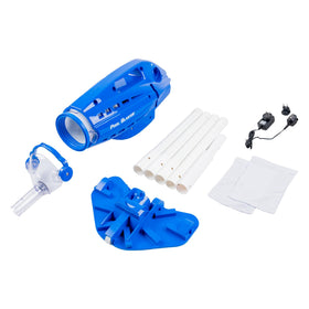 POOL BLASTER Millennium crevice nozzle targets corners and steps.