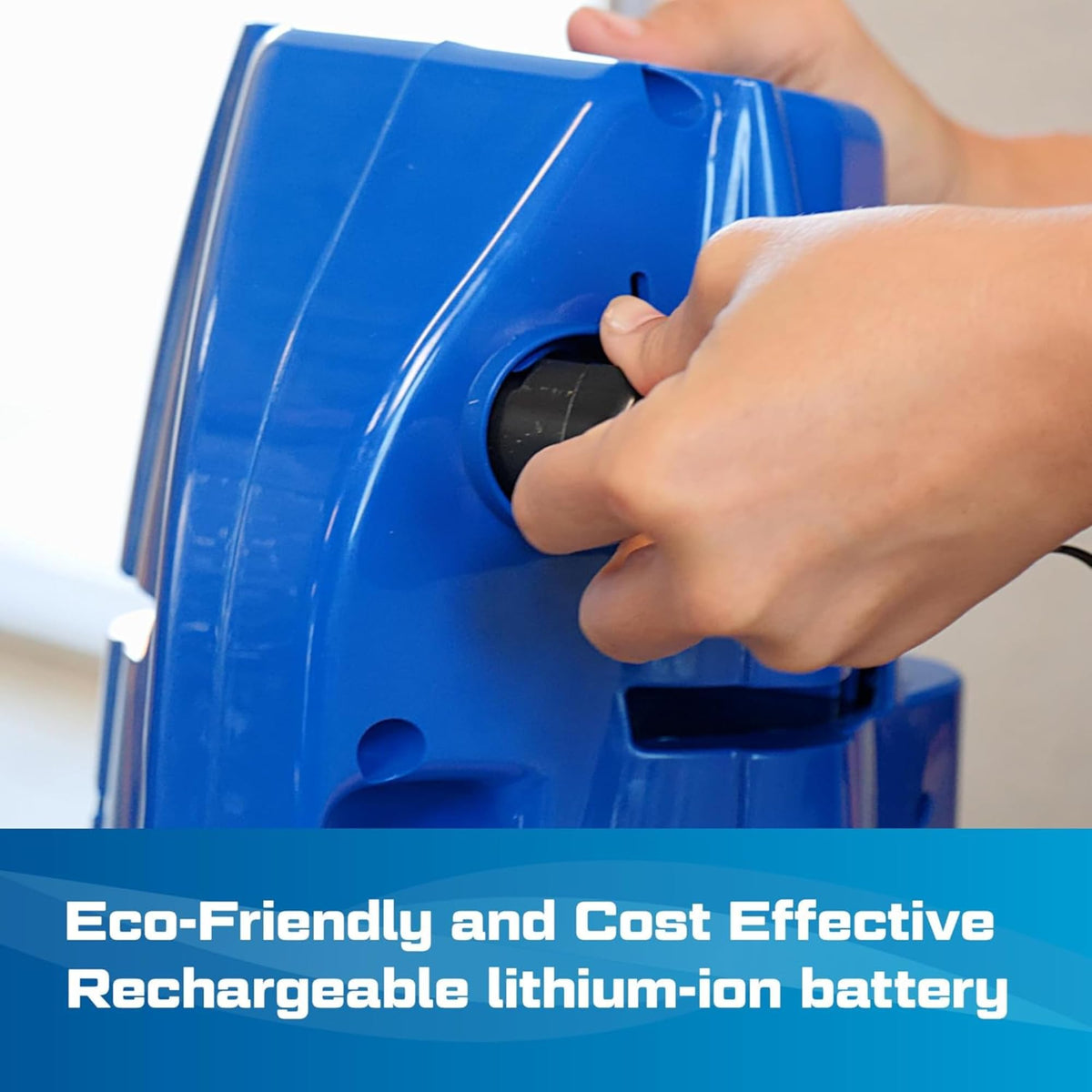 POOL BLASTER Millennium multilayer filter bag captures fine debris.