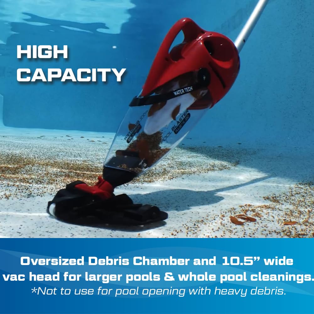 Pool Blaster Pulse XL 350 auto-start activates automatically underwater.