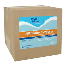 Pool Mate 25lb premium alkalinity increaser bag raises pool alkalinity safely