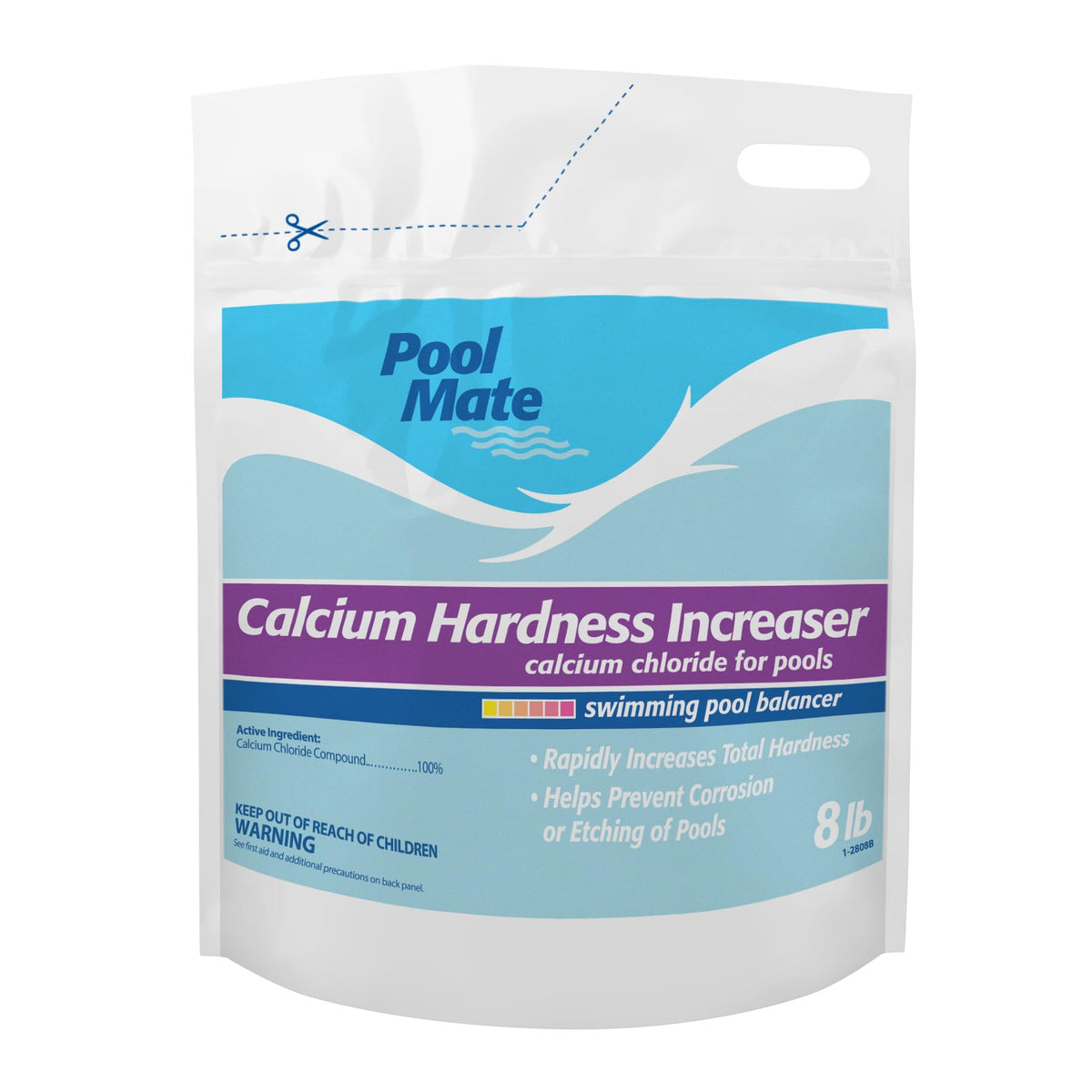 Pool Mate calcium hardness increaser 8lb container for balanced pool water