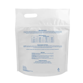 Pool Mate ph up pre-dissolve in a plastic pail for even mixing