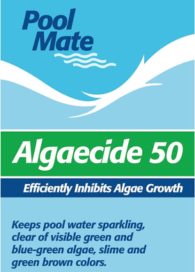 Sparkling pool water after Pool Mate algaecide treatment