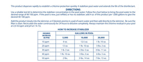 Pool Mate treated water looks clearer with reduced chlorine loss.