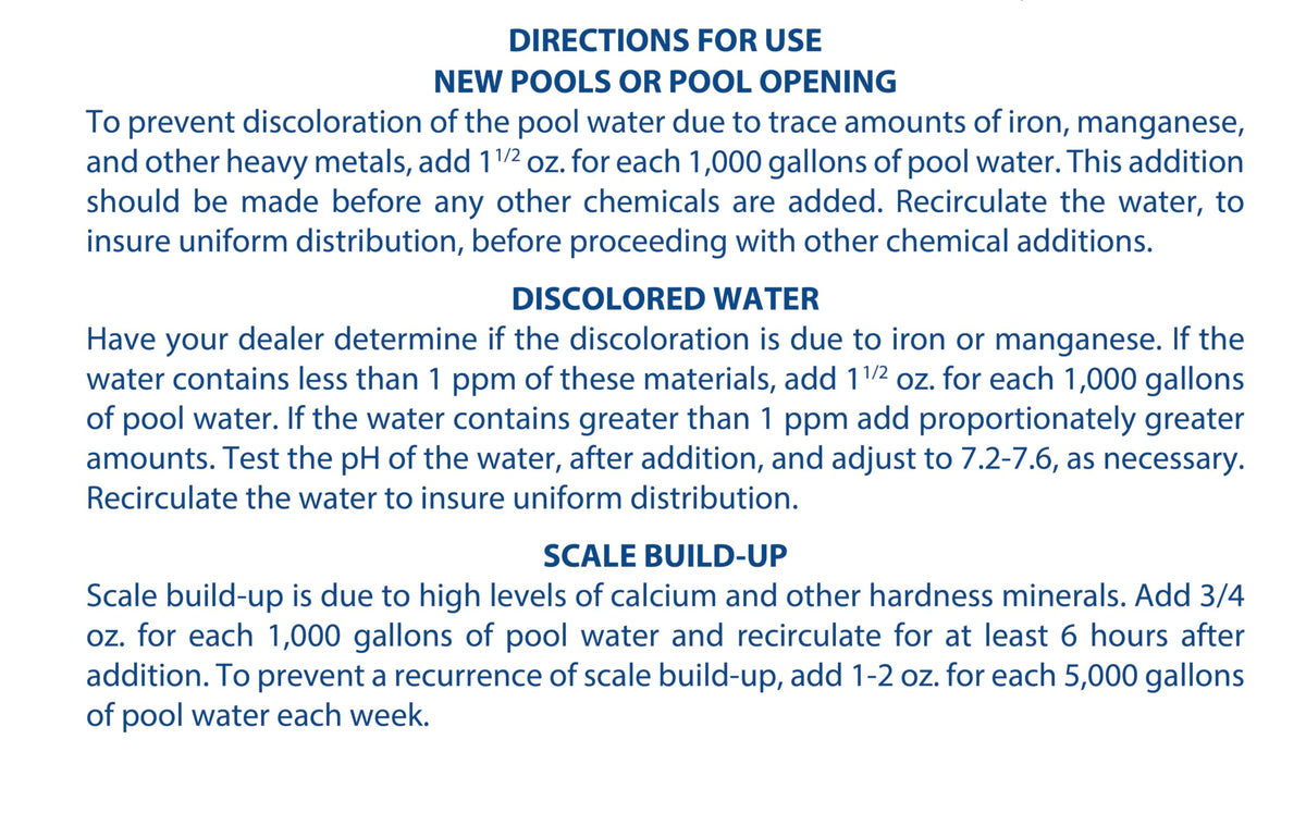Pool Mate USA Made Concentrated Formula emphasizes trusted, domestic manufacturing for reliable pool care.