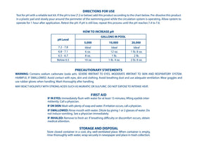 Pool Mate helps balance water pH after application and circulation.
