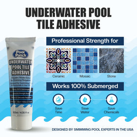 Pool Patch ceramic tile bond delivers strong adhesion for ceramic tiles