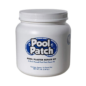 Pool Patch white plaster patch 3lb bag for DIY pool repairs with fast curing and strong bonding.