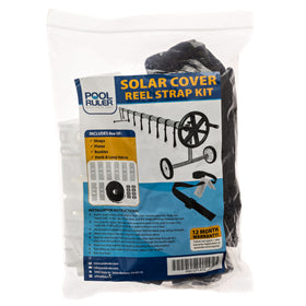 Pool Ruler attachment kit installed on a reel for secure cover control