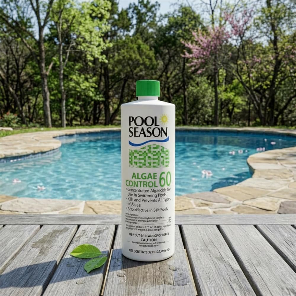 Pool Season Polyquat 60 targeting stubborn algae blooms for clear water