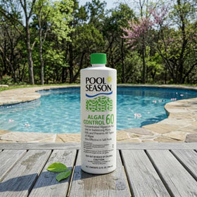 Pool Season Polyquat 60 targeting stubborn algae blooms for clear water