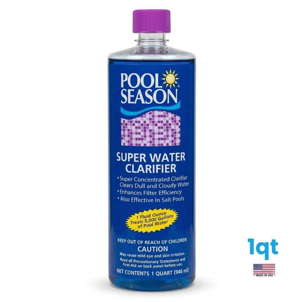 Pool Season Super Water Clarifier after storms keeps water swim-ready