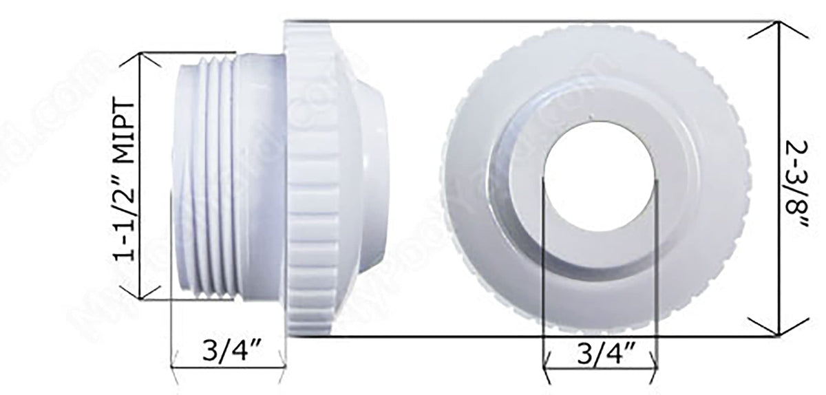 Pool Supply Town adjustable 3/4-inch opening for precise flow customization