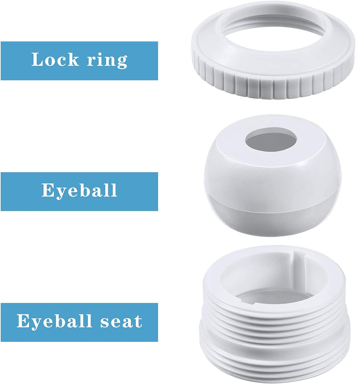 Pool Supply Town Hayward SP1419C replacement fitting for compatible pool jets.