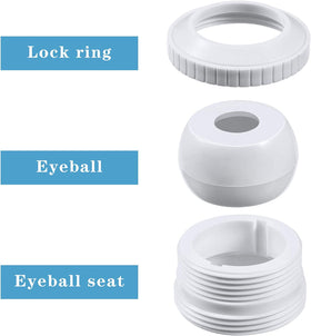 Pool Supply Town Hayward SP1419C replacement fitting for compatible pool jets.