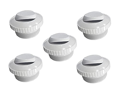 Pool Supply Town hydrostream return jet fitting with slotted opening for adjustable flow control