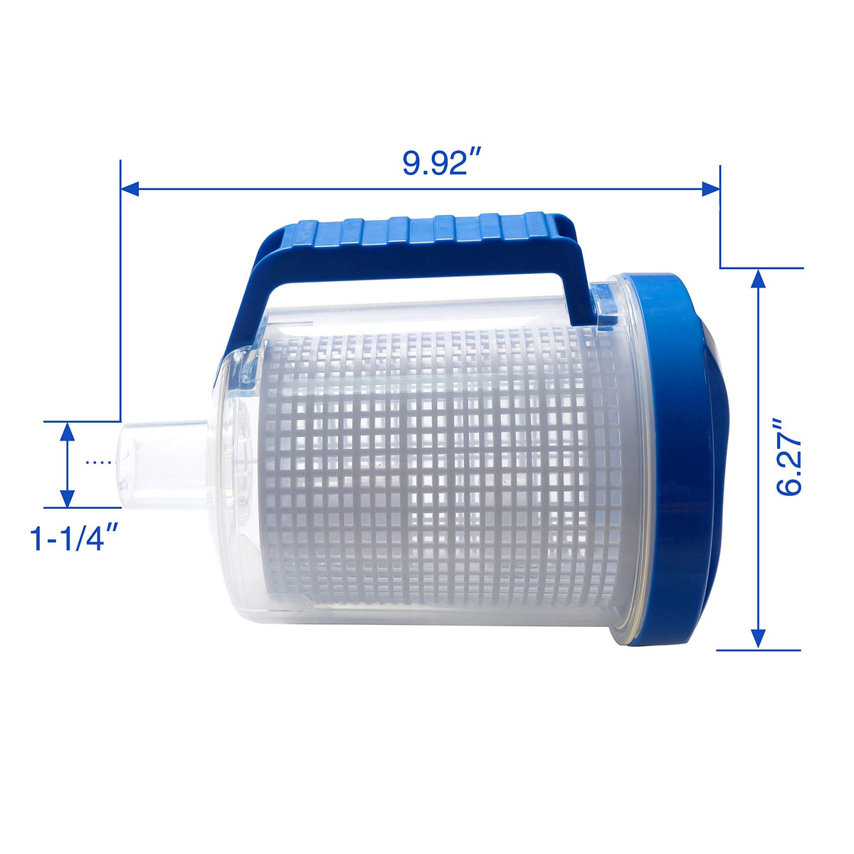 Pool Supply Town inline leaf canister design maintains smooth water flow