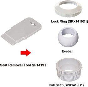 Pool Supply Town one-and-a-half-inch MIP thread ensures secure Hayward SP1419B compatibility.
