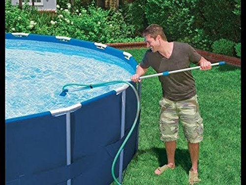Pool Supply Town portable vacuum with clear assembly instructions included