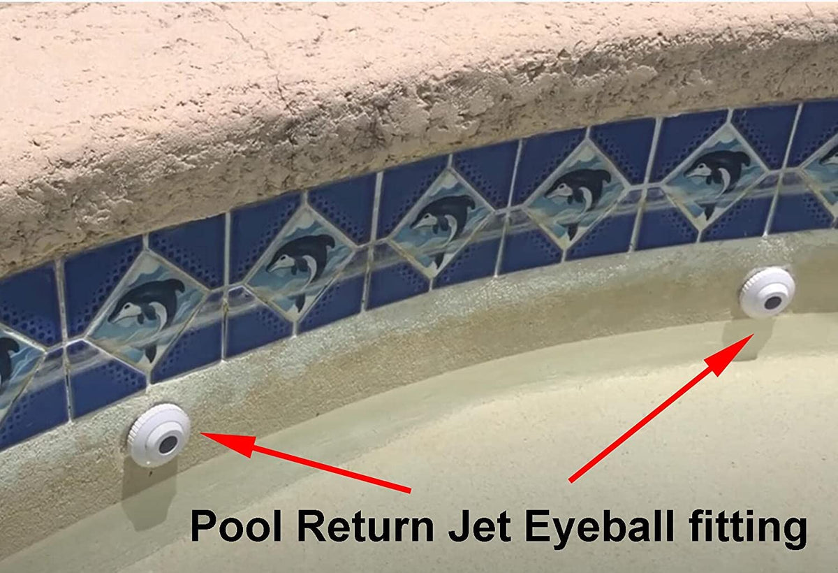 Pool Supply Town three-eighth-inch opening enables precise flow control for pool returns.