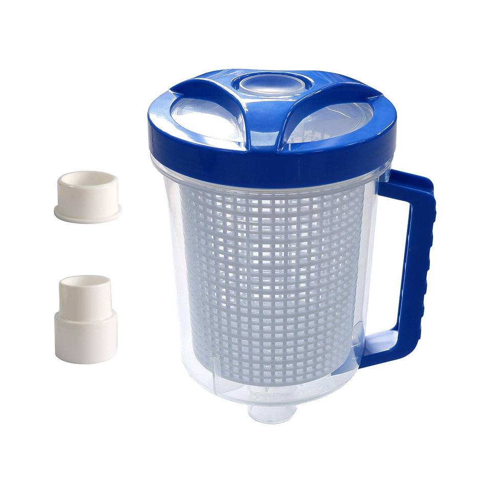 Pool Supply Town upgraded W560 leaf canister basket captures leaves before reaching the pump