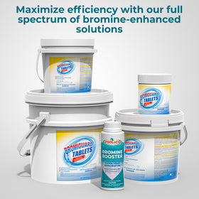 POOLACC Bromine Booster dissolves into water for clearer, softer spa feel.