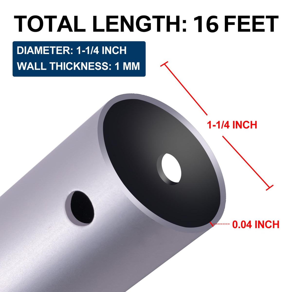 Poolaza anodized aluminum pool pole for durability and longevity