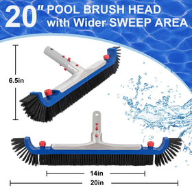 Poolaza Deluxe semi-deep ultra-fine mesh net with aluminum frame for fine debris removal.