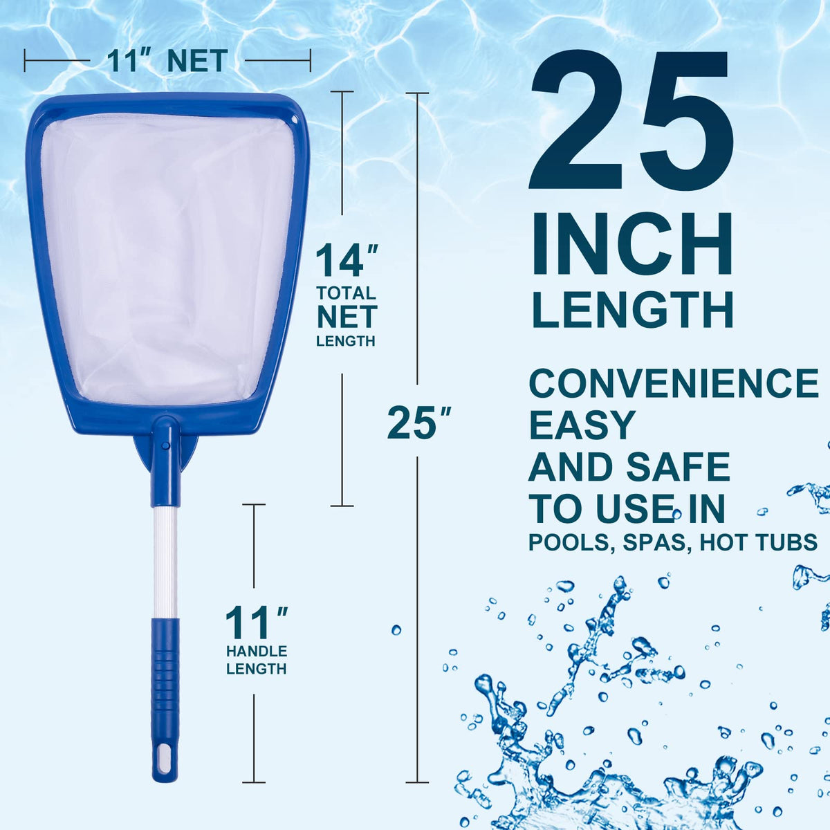 POOLAZA easy-scoop edge cleans quickly with less effort