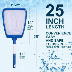POOLAZA easy-scoop edge cleans quickly with less effort