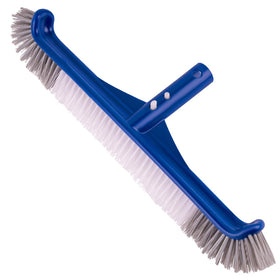 POOLAZA pool brush head 17.5-inch for thorough wall and tile scrubbing.