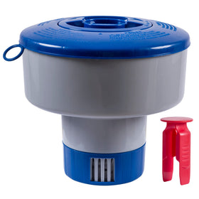 POOLAZA pool chlorine floater with large-capacity design for longer pool coverage.
