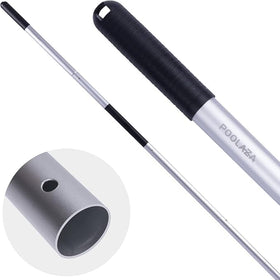 Poolaza pool pole dual-handle design for secure, comfortable grip during cleaning.