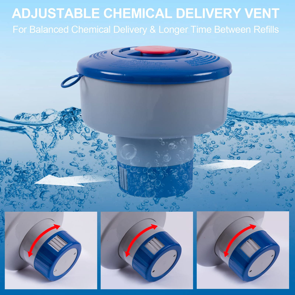 POOLAZA safe clamp design minimizes direct contact during handling.