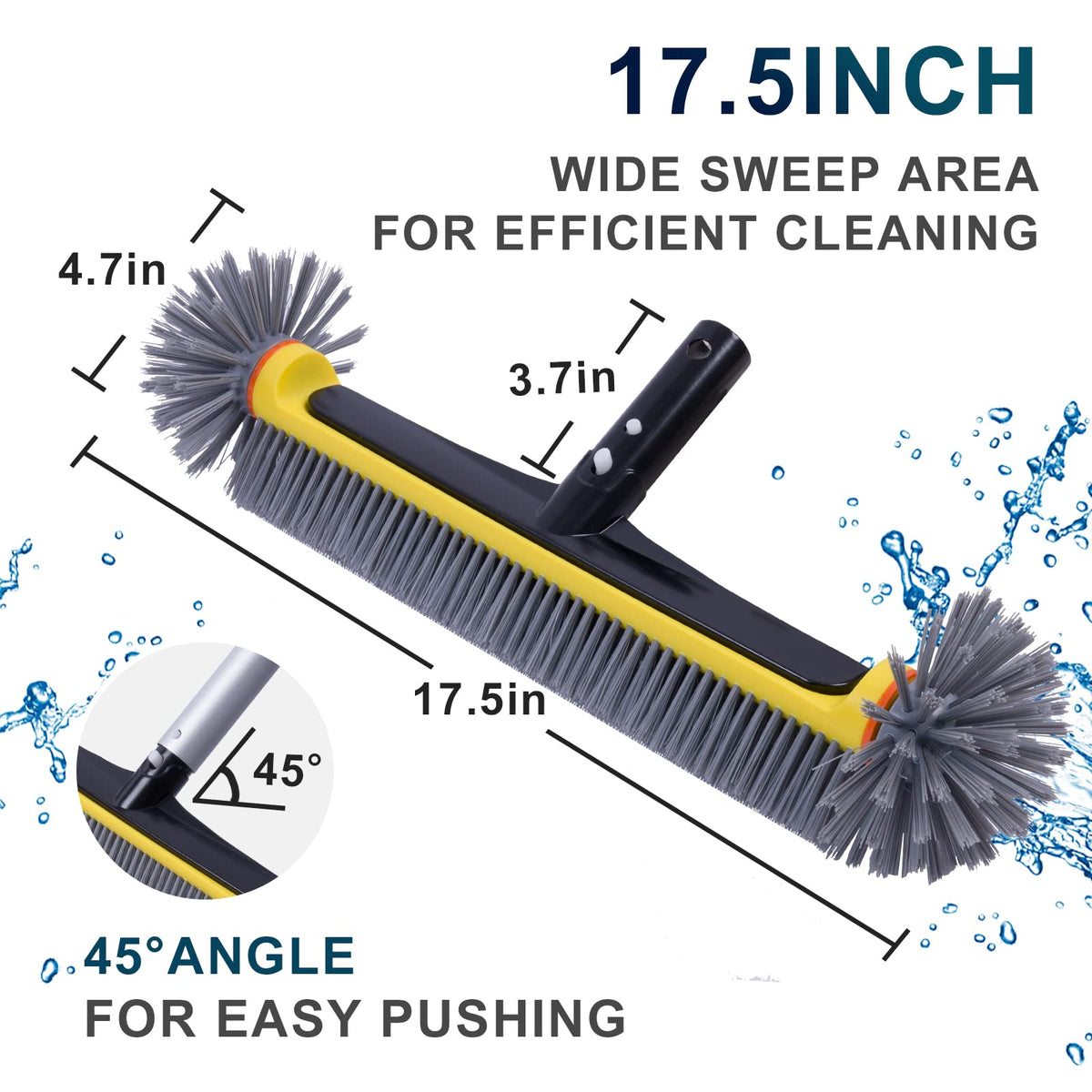 POOLAZA safe-for-pool-liner with smooth edges protects vinyl surfaces.