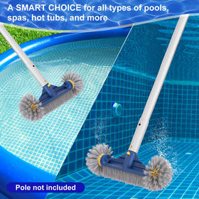 POOLAZA safe for vinyl liners with smooth rounded edges.