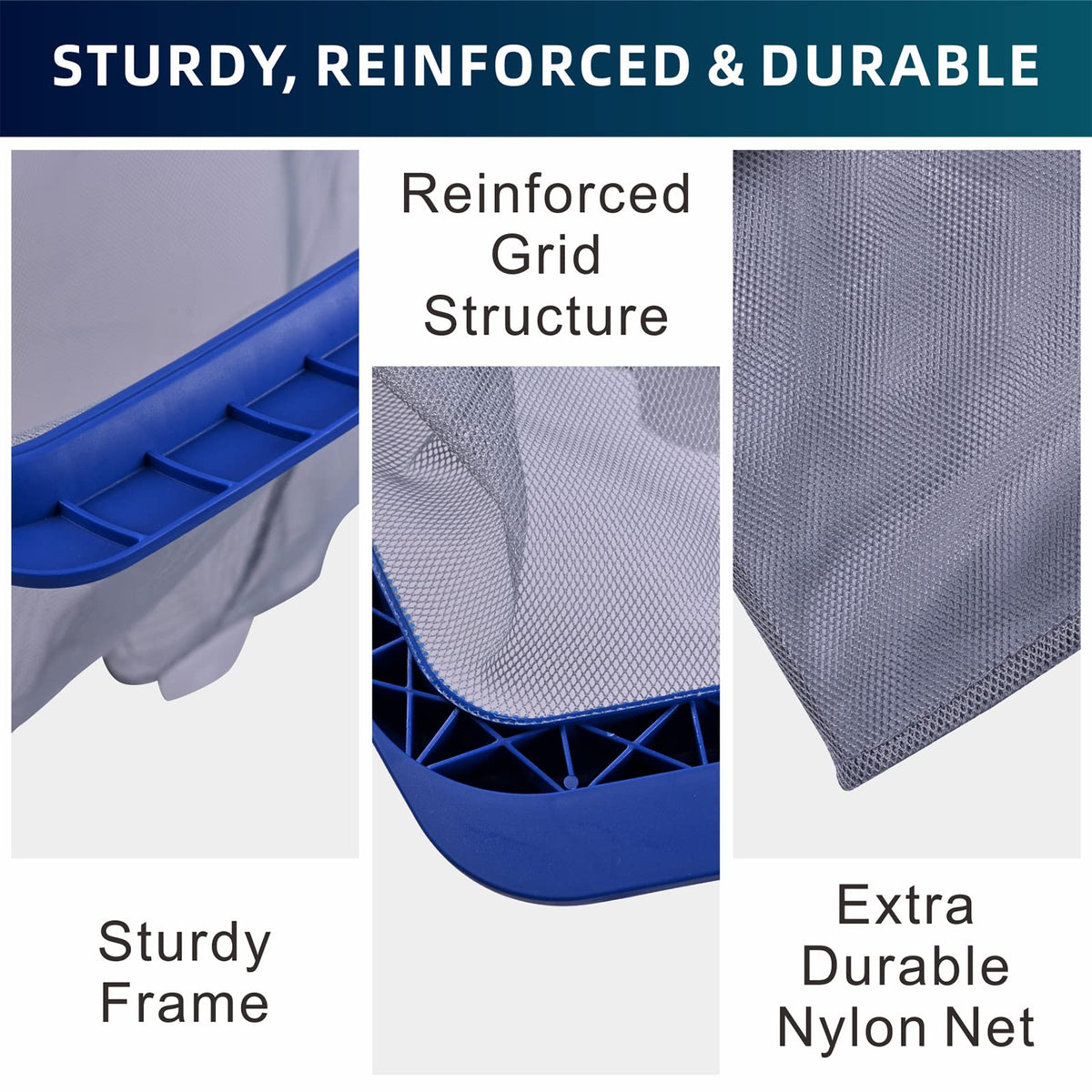 POOLAZA sturdy frame construction for long-lasting use